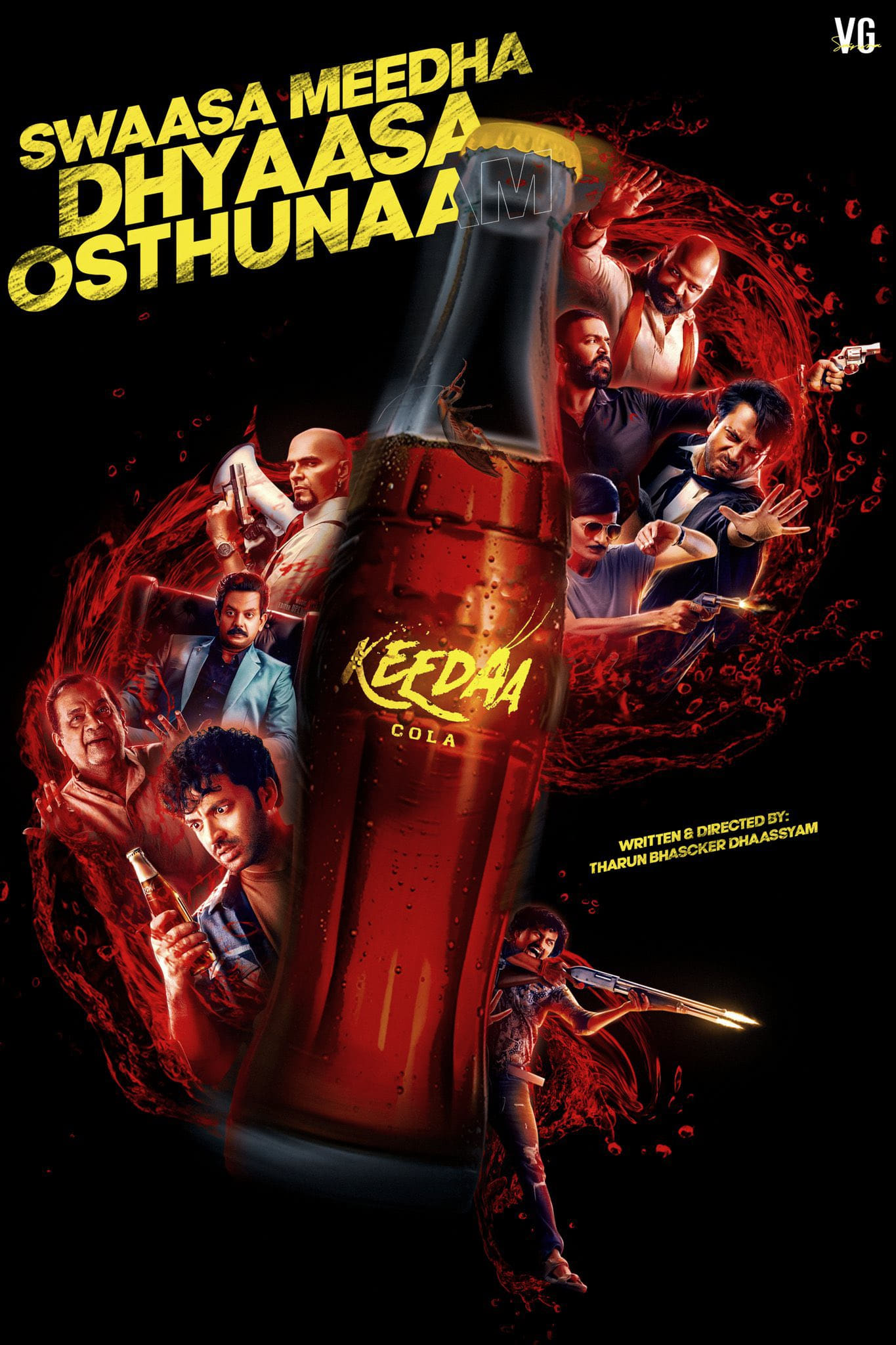 Keedaa Cola Hindi Dubbed Movie Poster (2023)