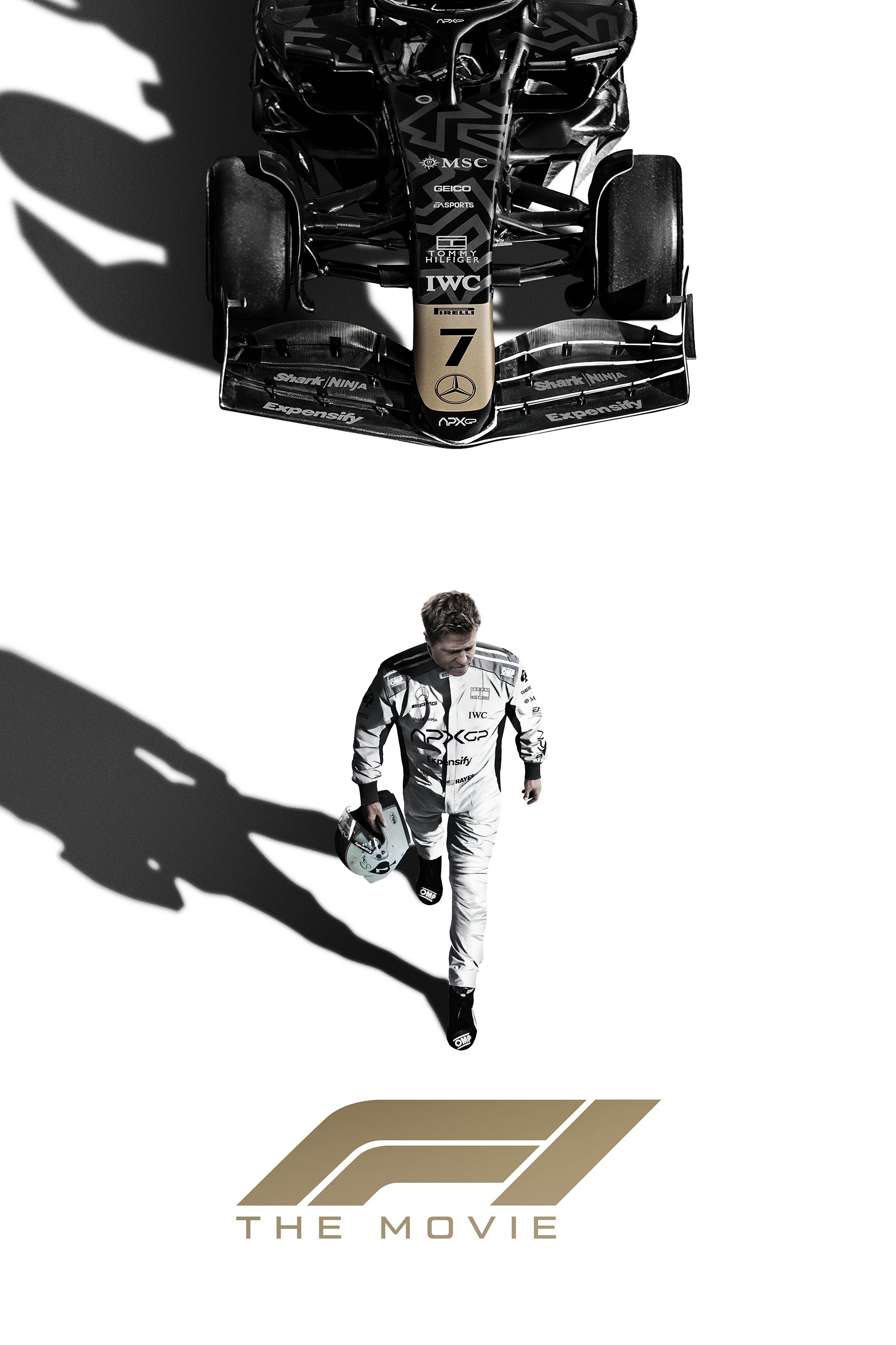 F1 The Movie Hindi Dubbed Movie Poster (2025)